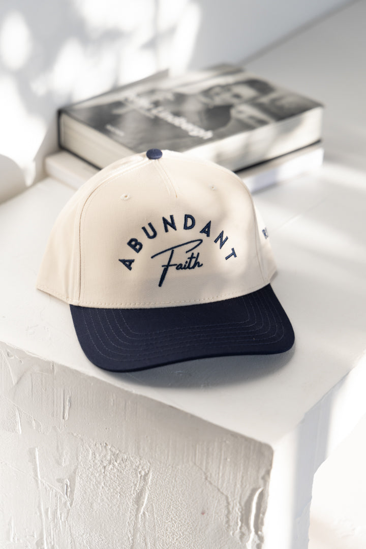 "Abundant Faith" Blue/natural