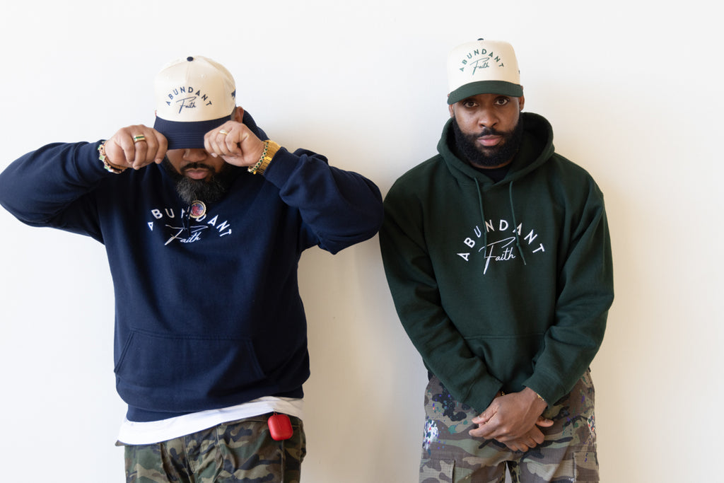 Embroidered "Abundant Faith" Hoodie
