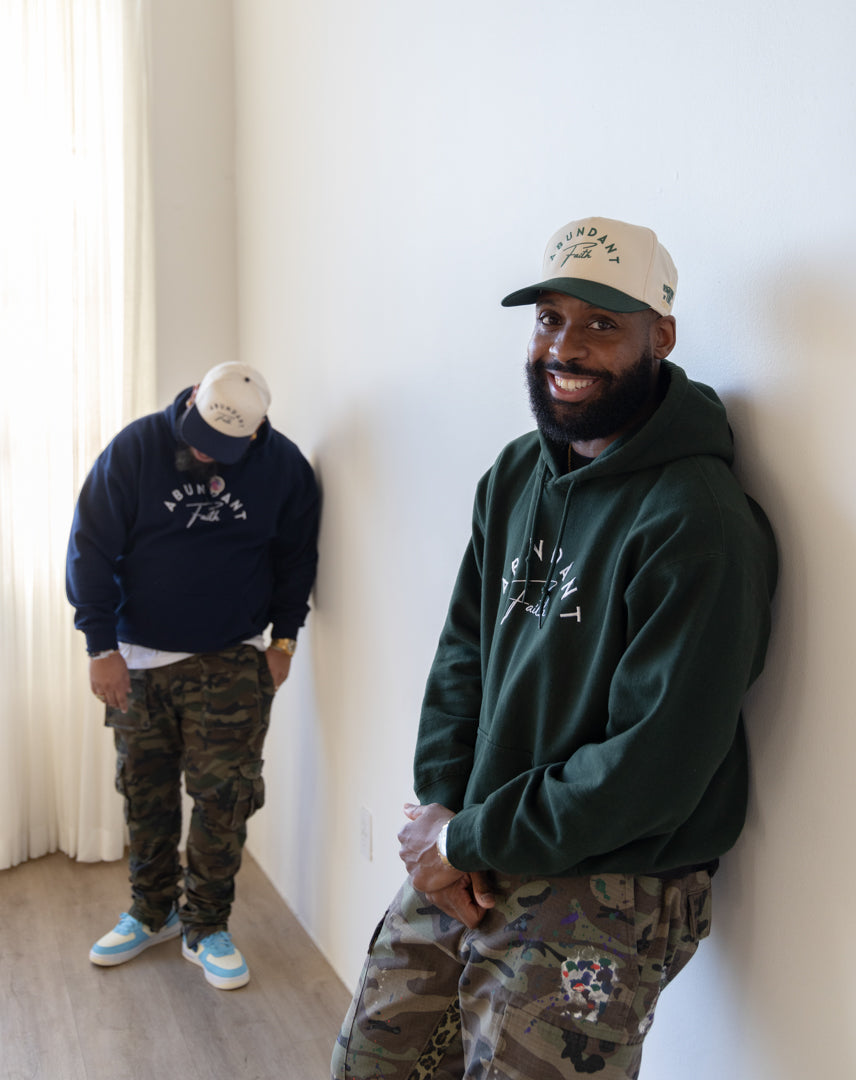 Embroidered "Abundant Faith" Hoodie