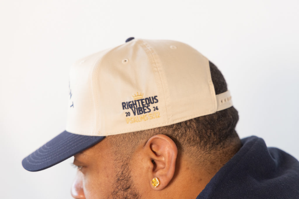 "Abundant Faith" Blue/natural