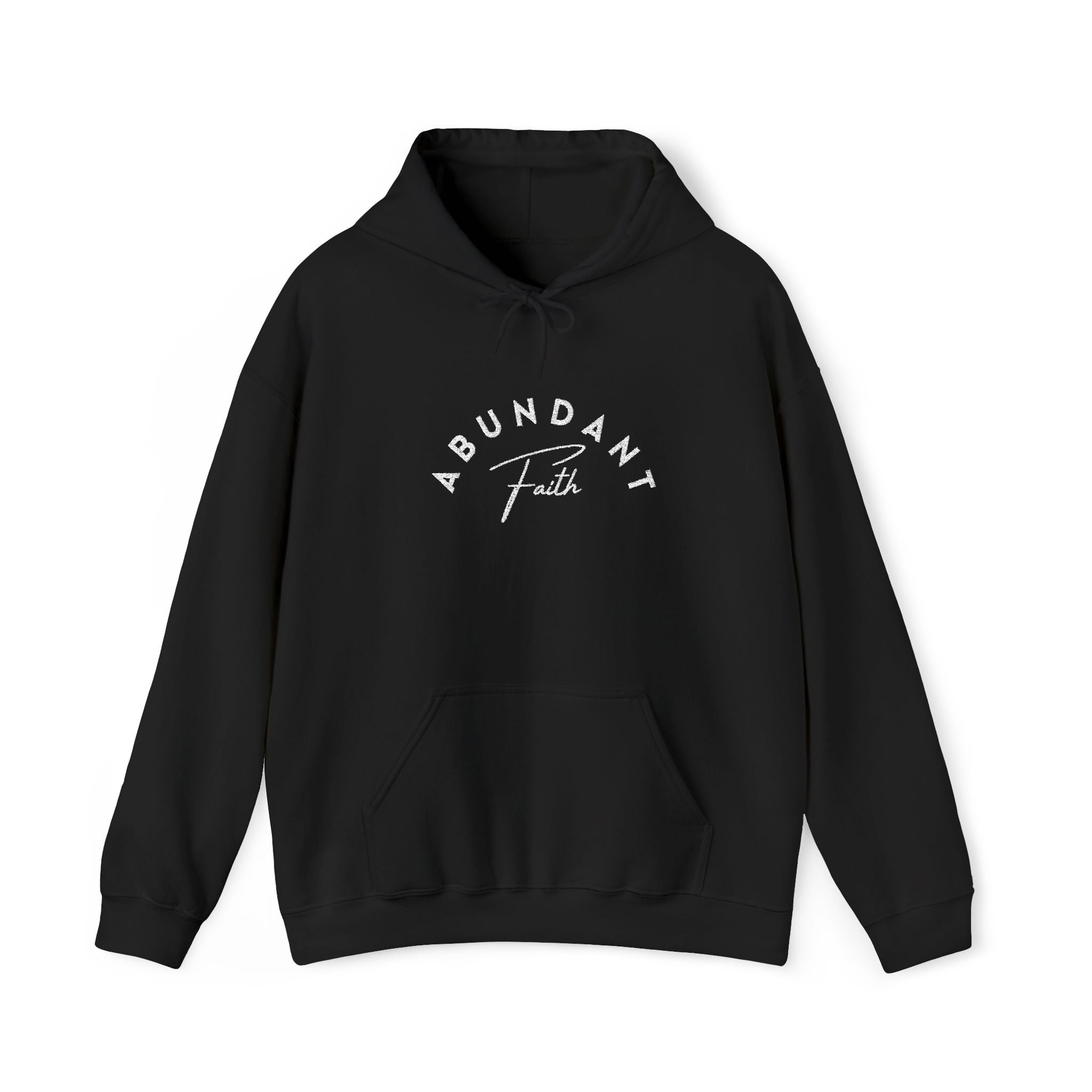 Embroidered "Abundant Faith" Hoodie