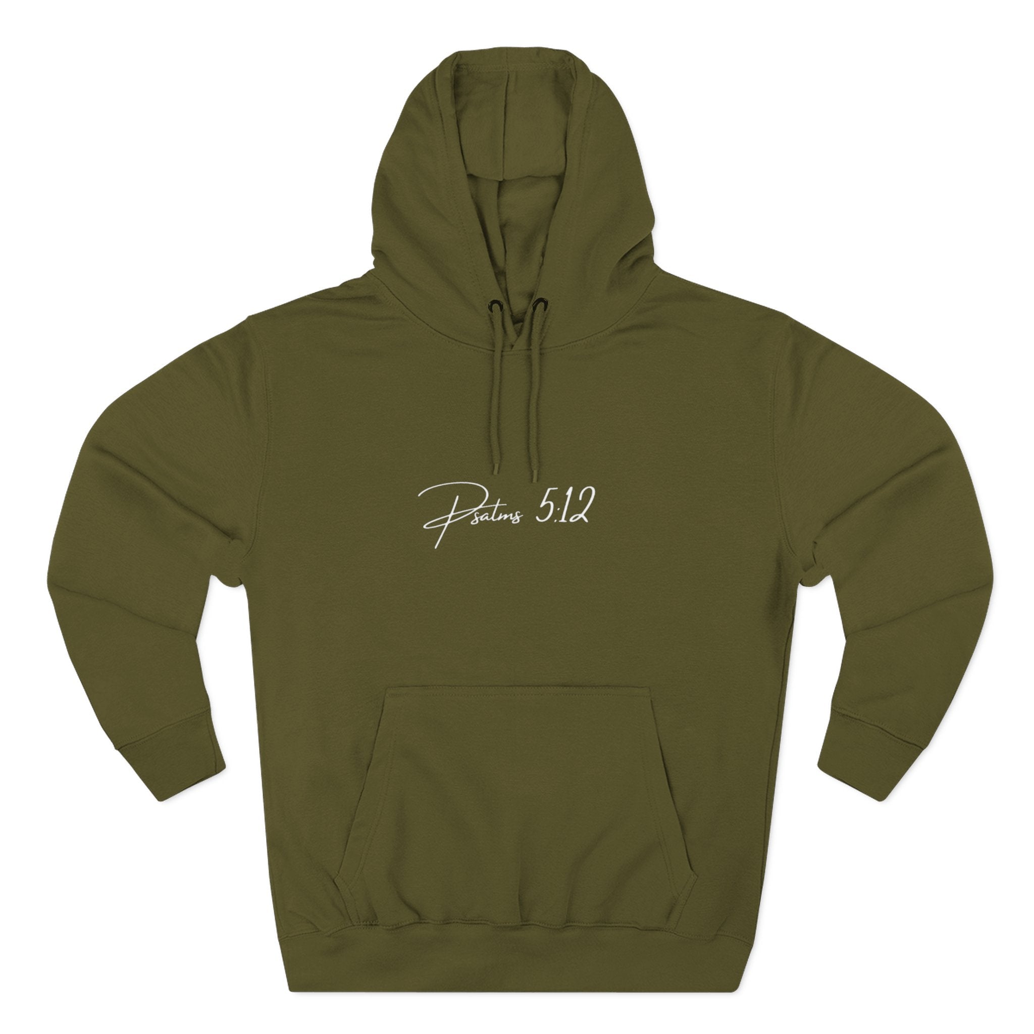 Psalms 5:12 Minimalist Hoodie