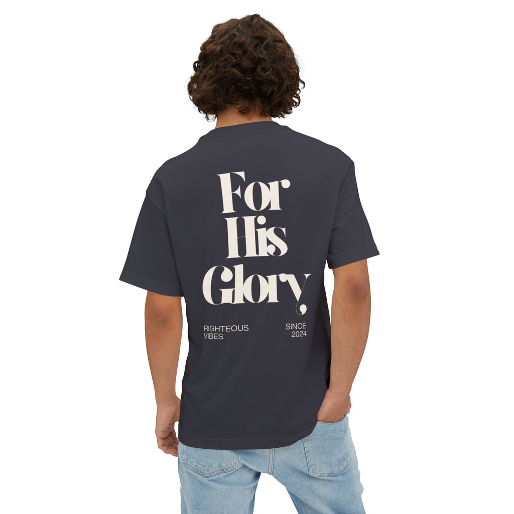 "For His Glory"- Oversized Boxy Tee