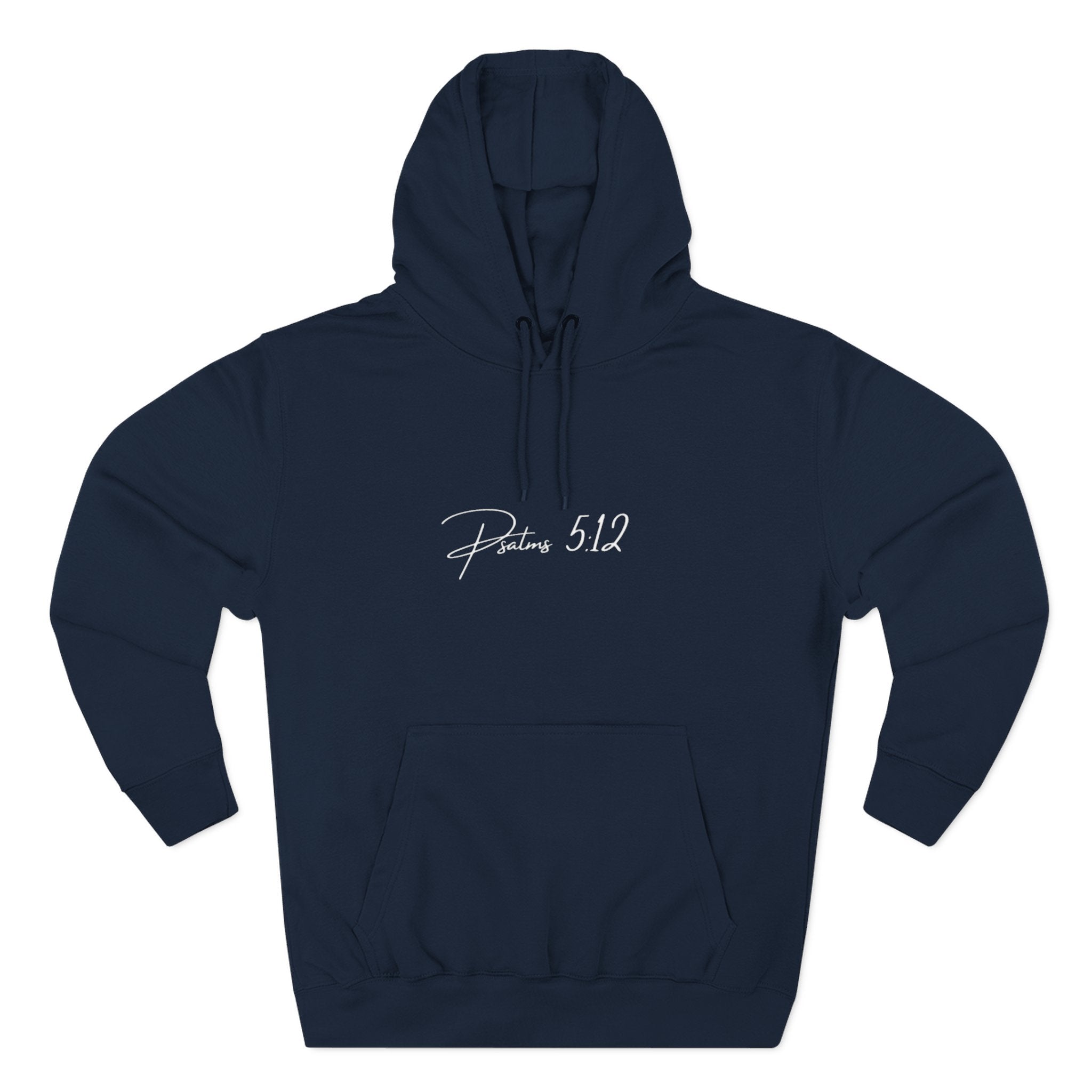 Psalms 5:12 Minimalist Hoodie