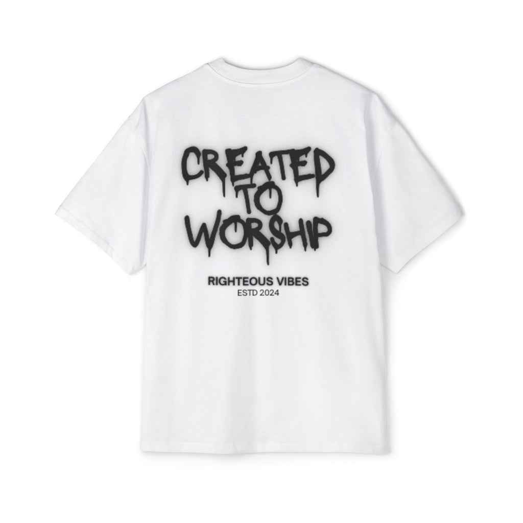 Created to Worship Oversized Tee