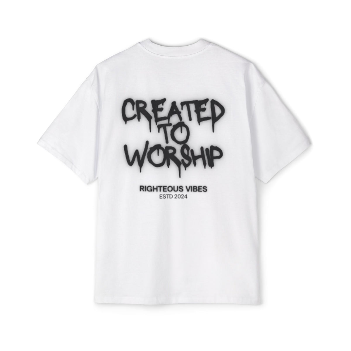 Created to Worship Oversized Tee