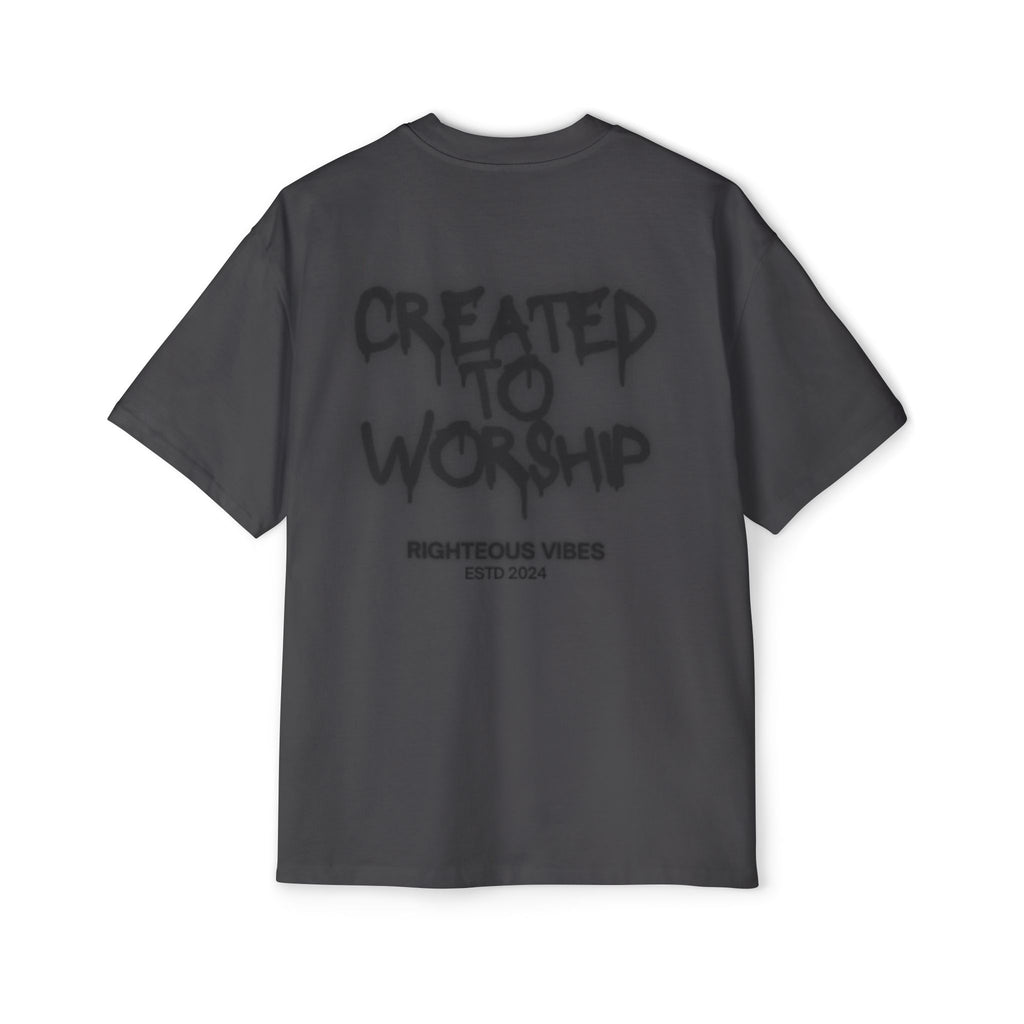 Created to Worship Oversized Tee