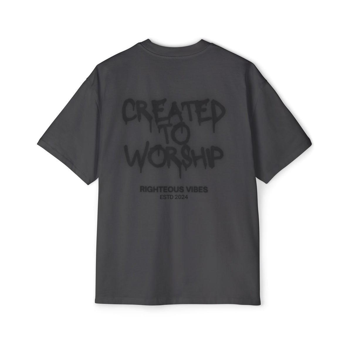Created to Worship Oversized Tee