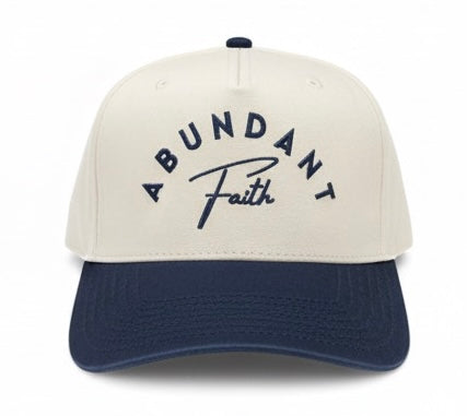 "Abundant Faith" Blue/natural