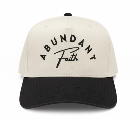 "Abundant Faith" Black/natural